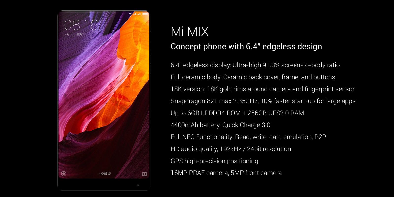 xiaomi bat ngo gioi thieu xiaomi mi mix 64 inch khong vien man hinh 806 7