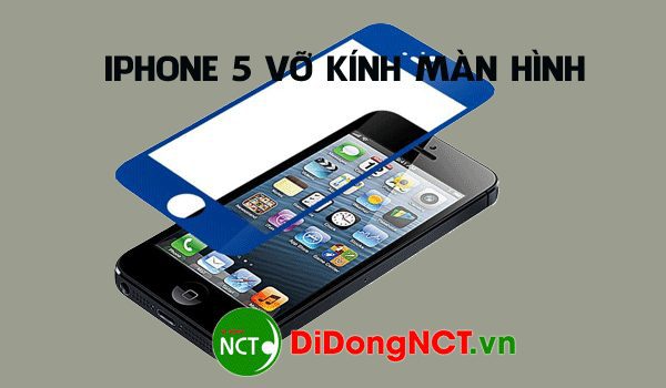 Điện thoại iphone 5 bị vỡ bể màn hình