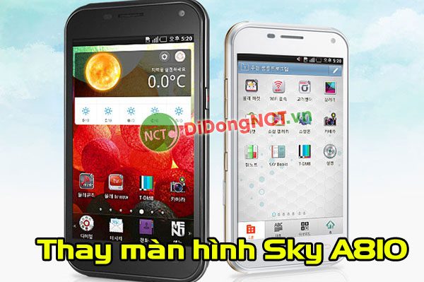 thay mat kinh dien thoai sky a 810 9