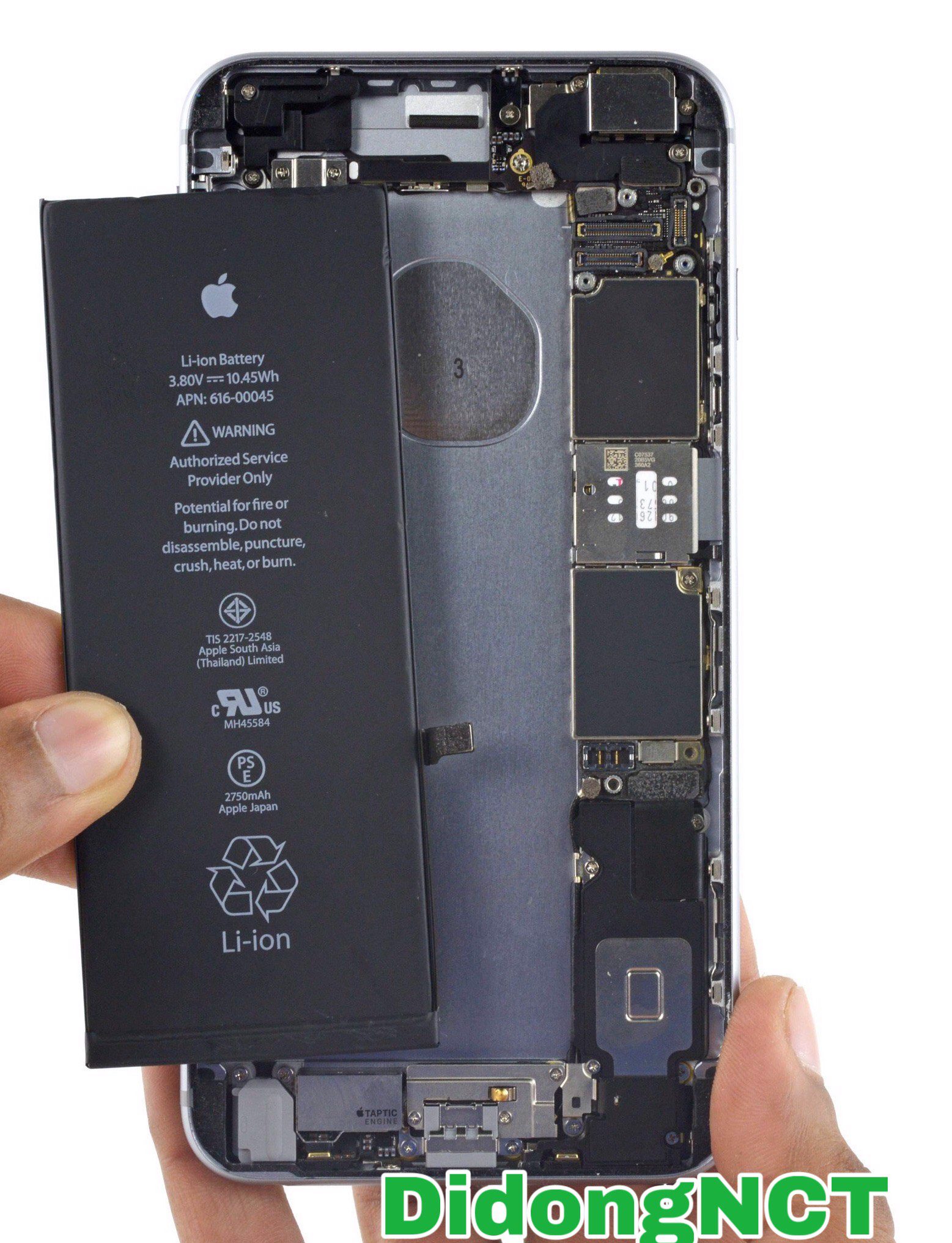 thay pin iphone 6 go vap 8