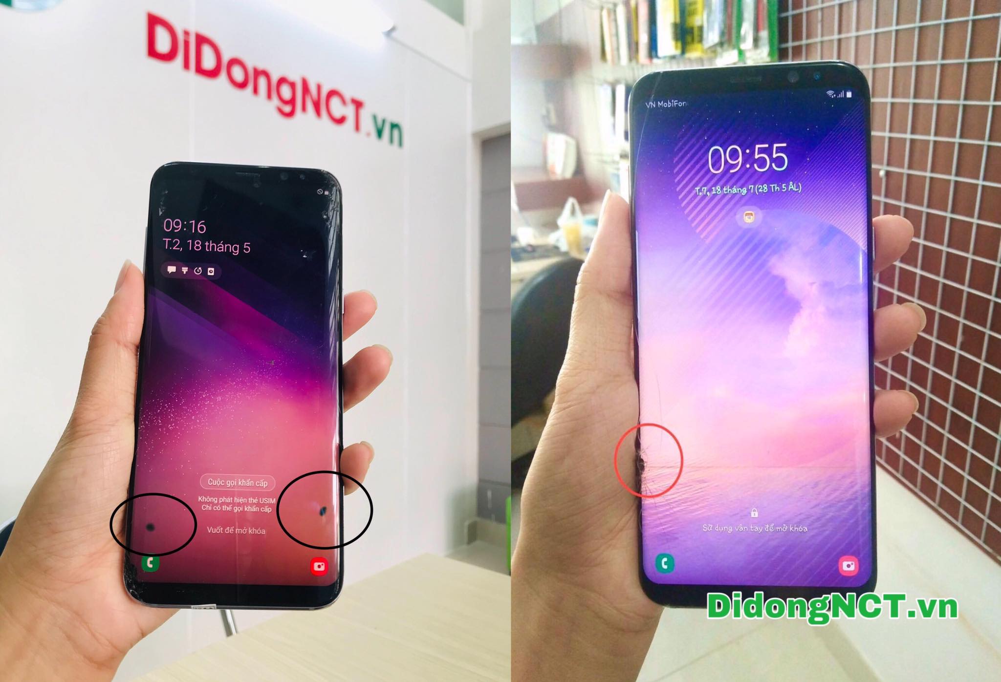 Thay Màn Hình Samsung S8/S8 Plus Gò Vấp | Didongnct.Vn