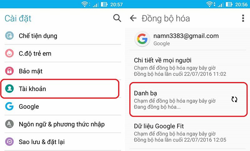khoi phuc danh ba tren sim 7