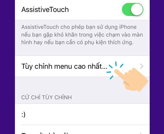 nut tat man hinh iphone 4