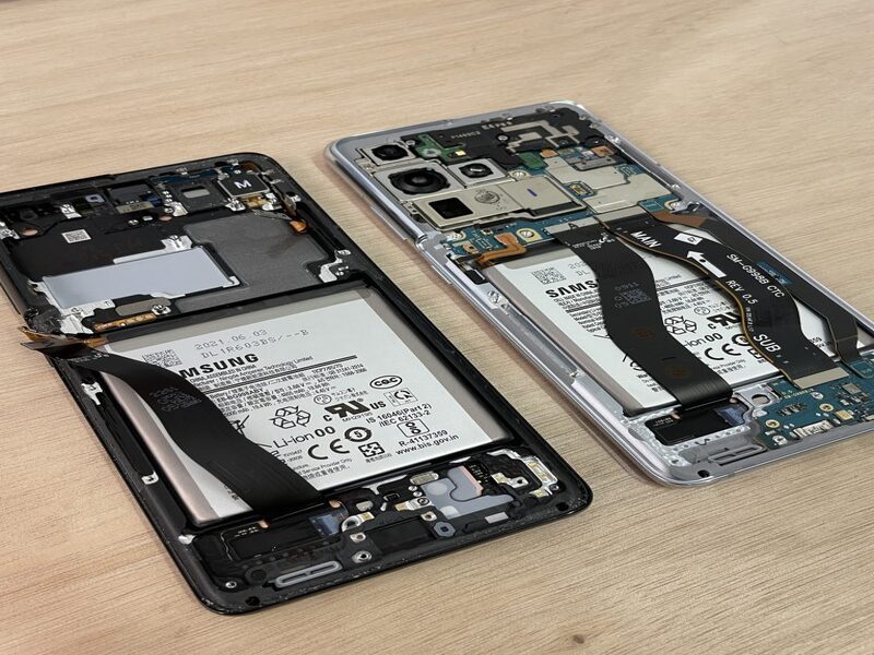 ép cổ cáp màn hình điện thoại samsung s21 tại hà nội