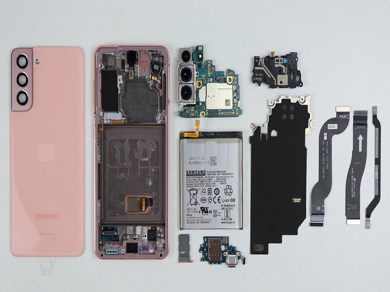 ép cổ cáp màn hình điện thoại samsung s21 tại hà nội